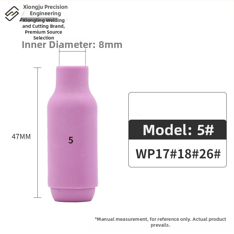 Keramikinis antgalis argono lankinio suvirinimui – WP serija (WP18/17/26, QQ300, QS300), invertuotas keraminis dangtelis, 13N10N serija