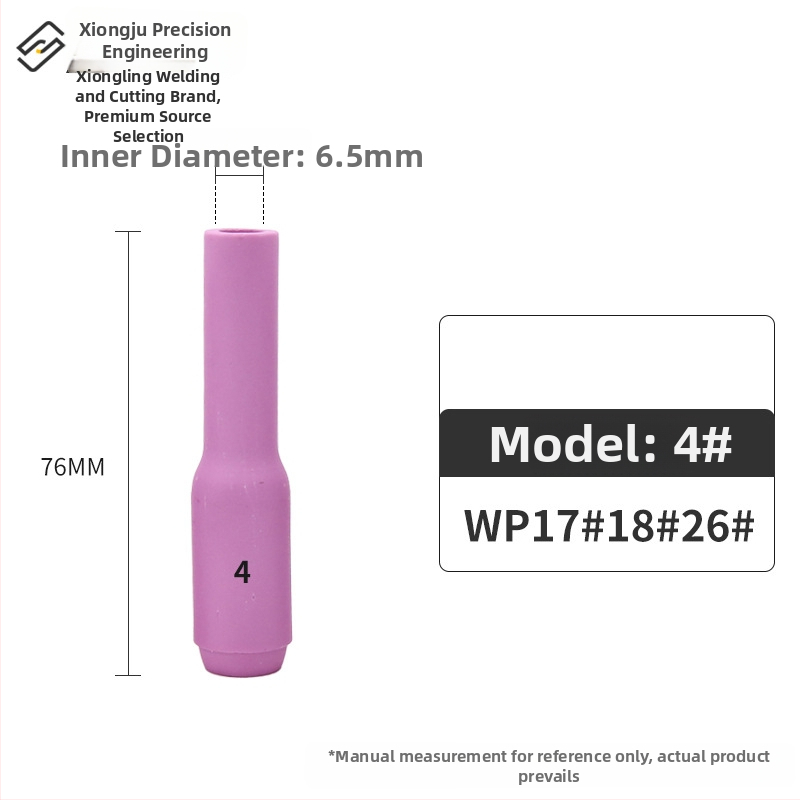 Keramikinis antgalis argono lankinio suvirinimui – WP serija (WP18/17/26, QQ300, QS300), invertuotas keraminis dangtelis, 13N10N serija