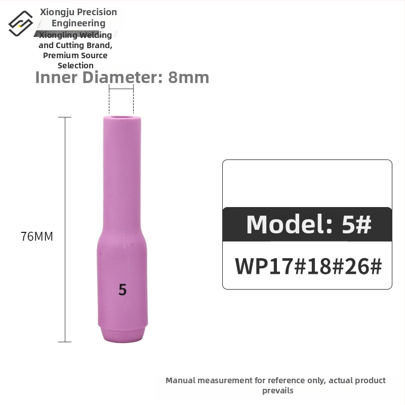 Keramikinis antgalis argono lankinio suvirinimui – WP serija (WP18/17/26, QQ300, QS300), invertuotas keraminis dangtelis, 13N10N serija