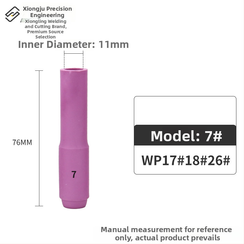Keramikinis antgalis argono lankinio suvirinimui – WP serija (WP18/17/26, QQ300, QS300), invertuotas keraminis dangtelis, 13N10N serija