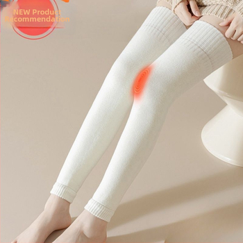 Gyapjú térdvédős zokni, térd fölötti vastag téli zoknik, gyermekeknek, súlyemeléshez