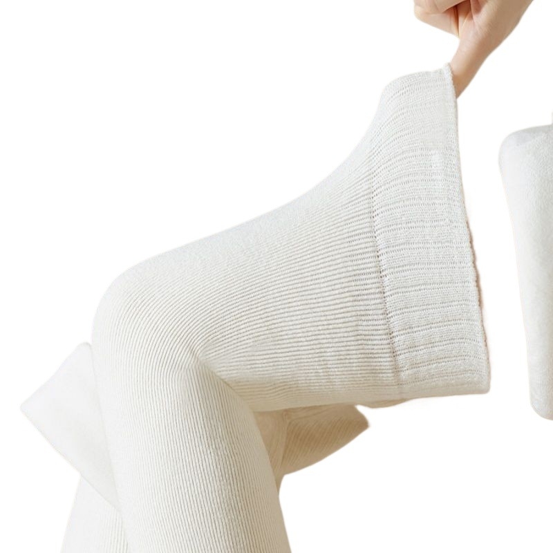 Gyapjú térdvédős zokni, térd fölötti vastag téli zoknik, gyermekeknek, súlyemeléshez