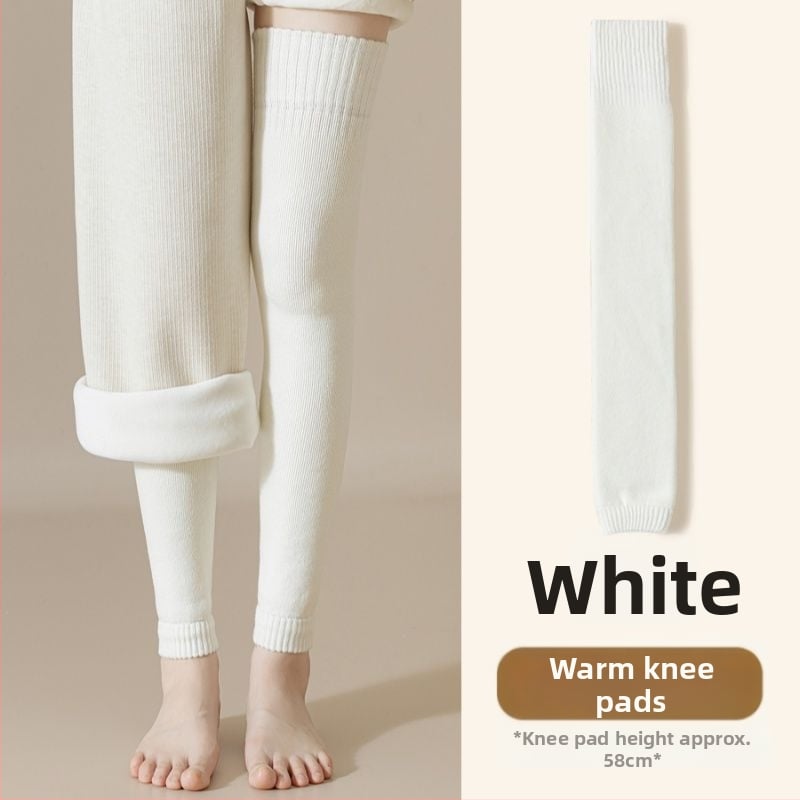 Gyapjú térdvédős zokni, térd fölötti vastag téli zoknik, gyermekeknek, súlyemeléshez