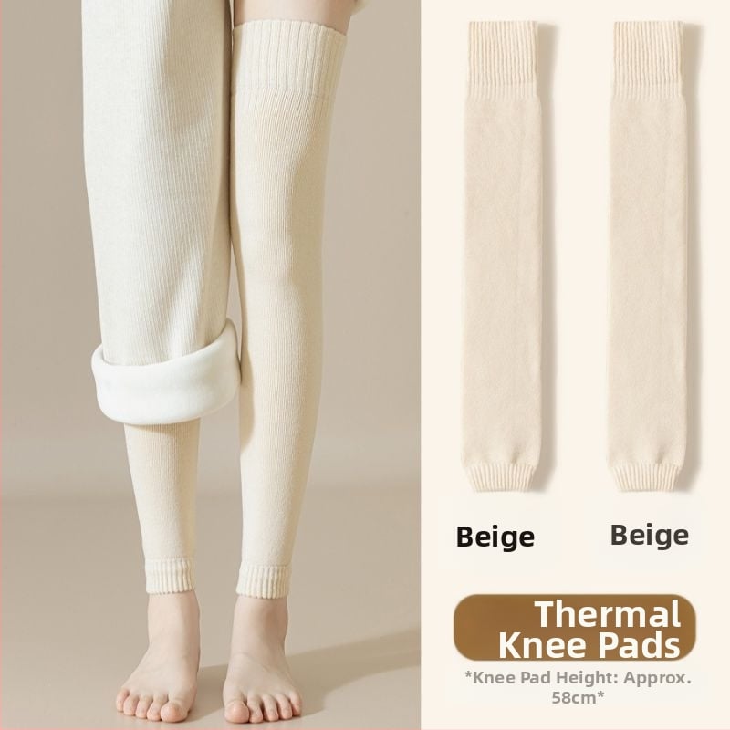 Gyapjú térdvédős zokni, térd fölötti vastag téli zoknik, gyermekeknek, súlyemeléshez
