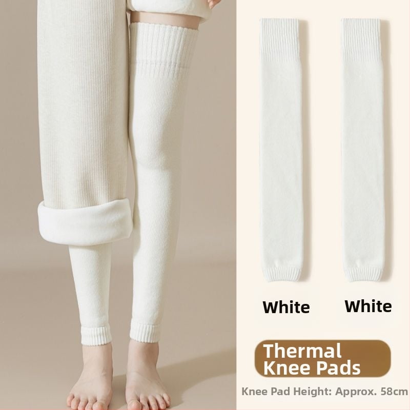 Gyapjú térdvédős zokni, térd fölötti vastag téli zoknik, gyermekeknek, súlyemeléshez