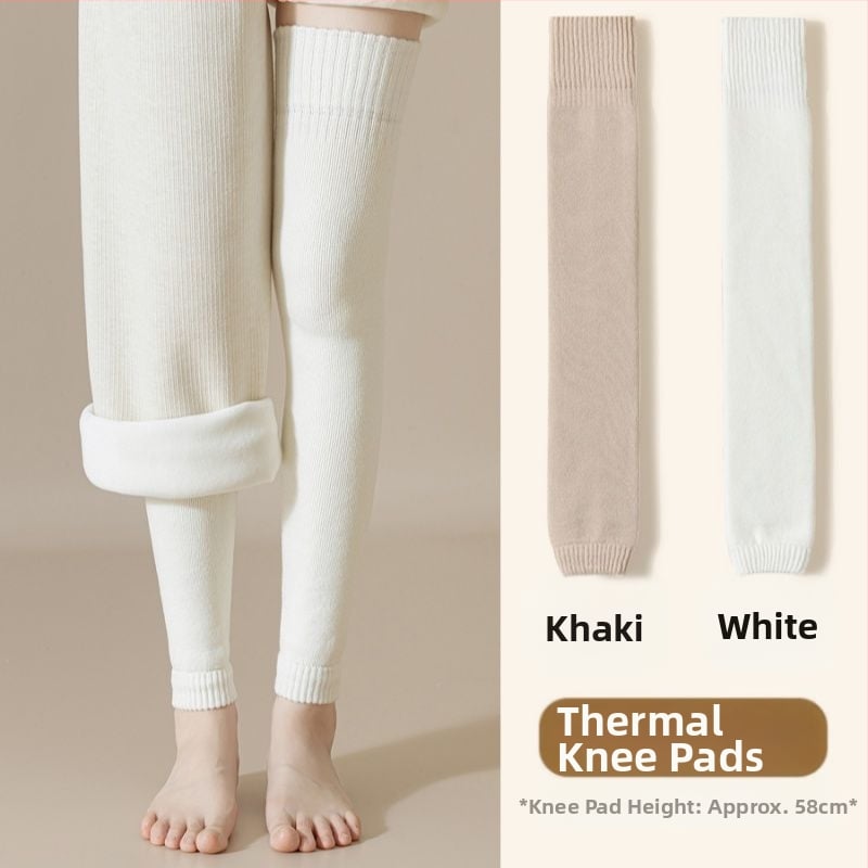 Gyapjú térdvédős zokni, térd fölötti vastag téli zoknik, gyermekeknek, súlyemeléshez