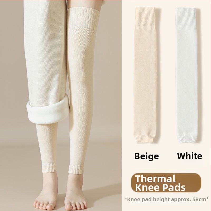 Gyapjú térdvédős zokni, térd fölötti vastag téli zoknik, gyermekeknek, súlyemeléshez