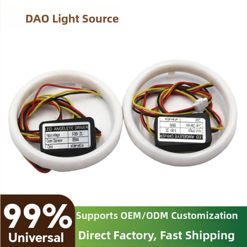 LED Angel Eyes COB halo žiedas su posūkio signalu, 9-36V, 1.5A, 10W, 3000 lm, 30000 h