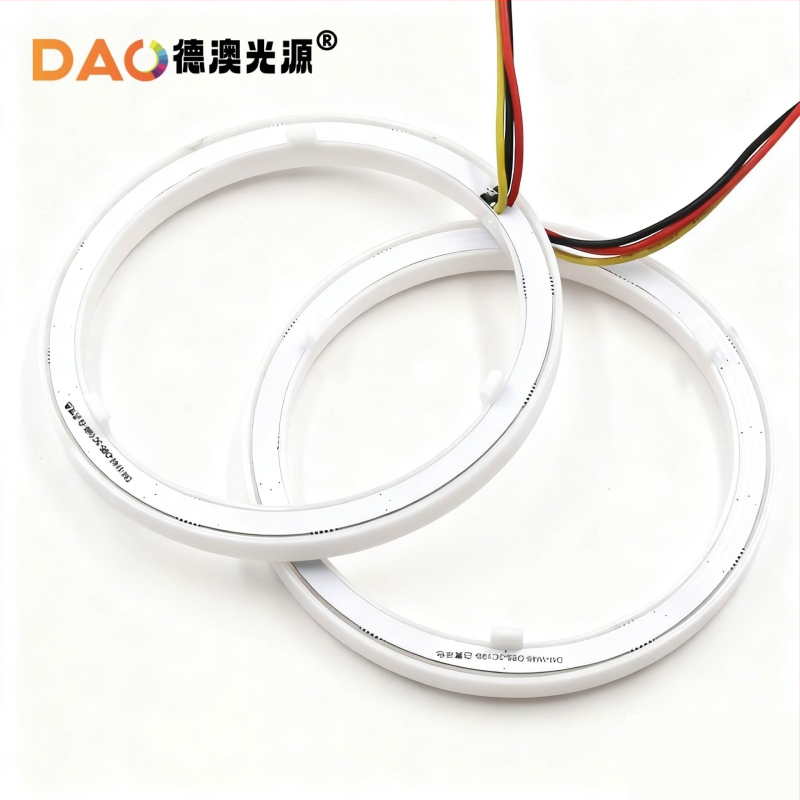 LED eņģeļu acis COB halo gredzens ar pagrieziena signālu, 9-36V, 1.5A, 10W, 3000 lm, 30000 h