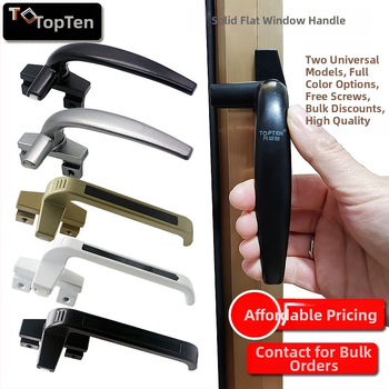 Mâner pentru fereastră cu deschidere laterală, din aliaj de aluminiu, încuietoare cu punct unic, model SNHU-38-Z, vopsire cu spray