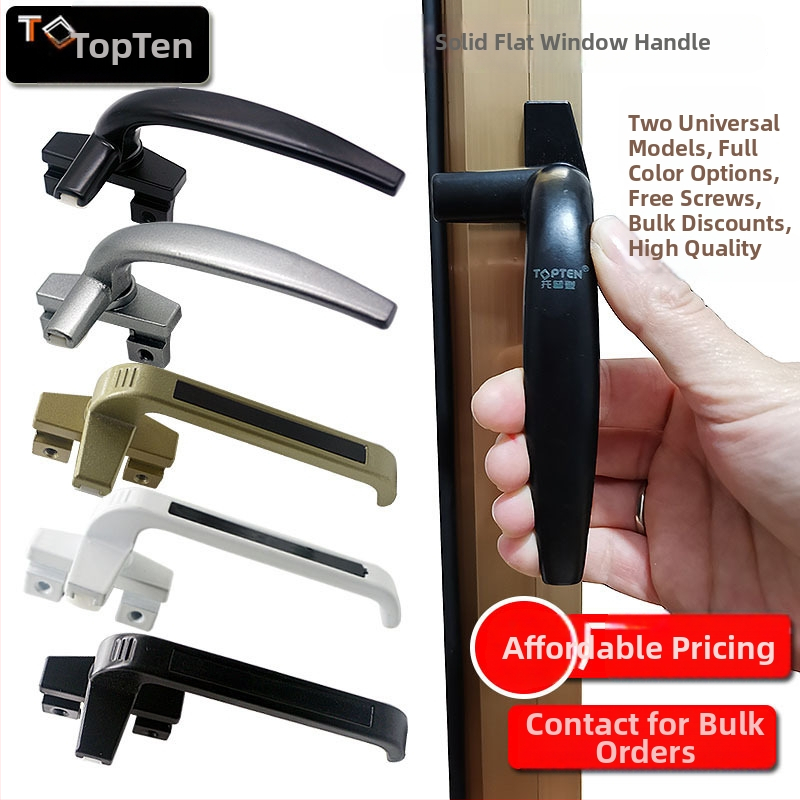 Mâner pentru fereastră cu deschidere laterală, din aliaj de aluminiu, încuietoare cu punct unic, model SNHU-38-Z, vopsire cu spray