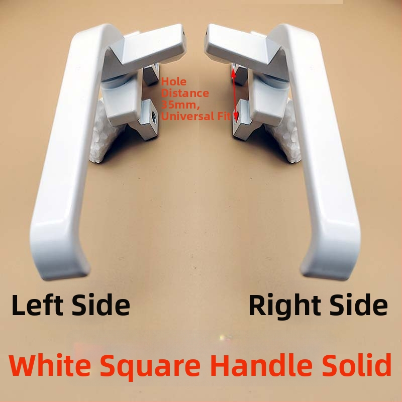 Mâner pentru fereastră cu deschidere laterală, din aliaj de aluminiu, încuietoare cu punct unic, model SNHU-38-Z, vopsire cu spray