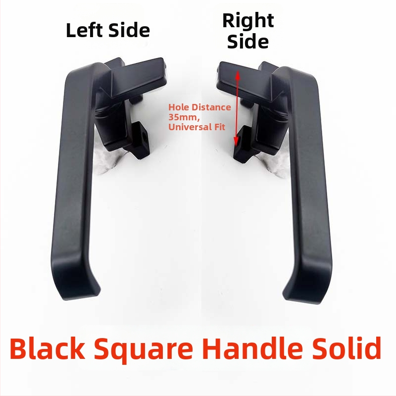 Mâner pentru fereastră cu deschidere laterală, din aliaj de aluminiu, încuietoare cu punct unic, model SNHU-38-Z, vopsire cu spray