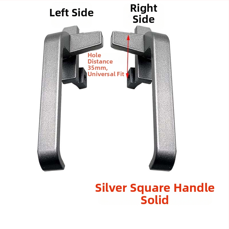 Mâner pentru fereastră cu deschidere laterală, din aliaj de aluminiu, încuietoare cu punct unic, model SNHU-38-Z, vopsire cu spray