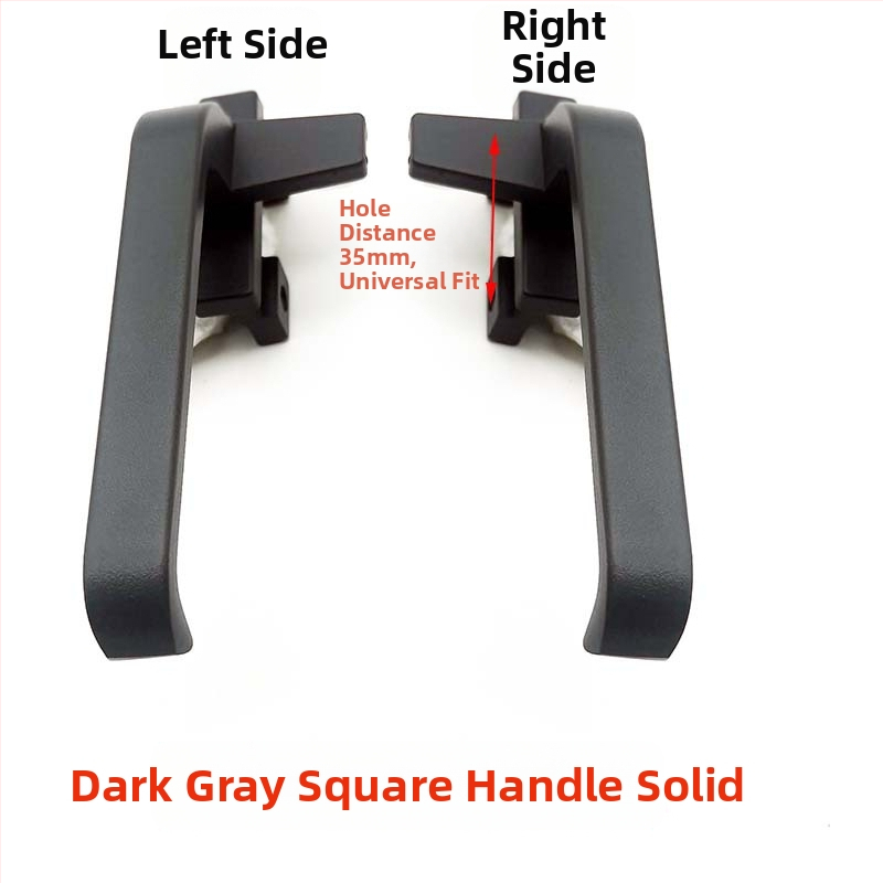 Mâner pentru fereastră cu deschidere laterală, din aliaj de aluminiu, încuietoare cu punct unic, model SNHU-38-Z, vopsire cu spray