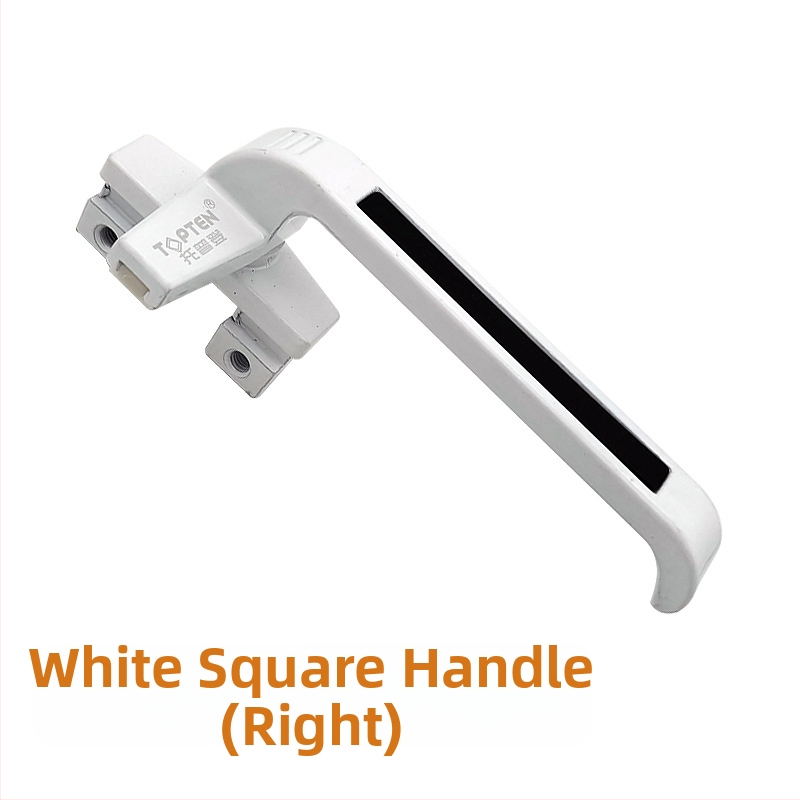 Mâner pentru fereastră cu deschidere laterală, din aliaj de aluminiu, încuietoare cu punct unic, model SNHU-38-Z, vopsire cu spray