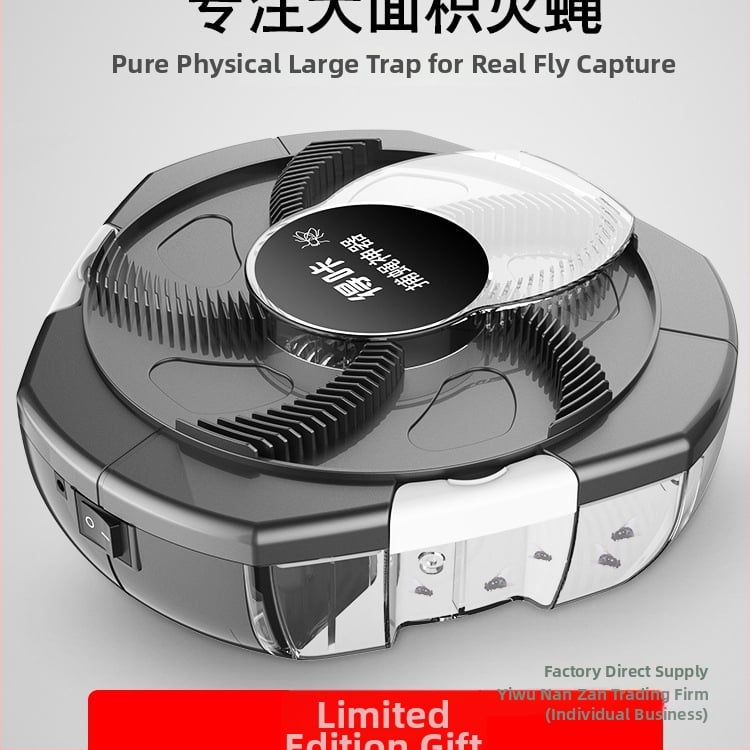 Машина за улов и убийство на мухи – LED светлина; обхват 10 м²; ръчен електрически удар; без вградена батерия; нетоксично