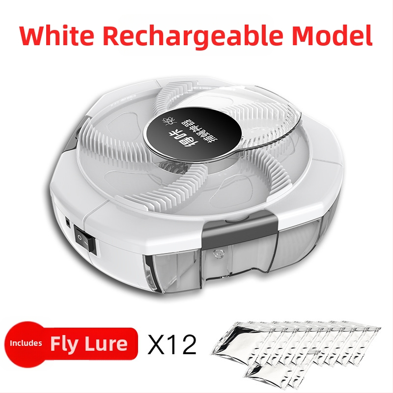 Машина за улов и убийство на мухи – LED светлина; обхват 10 м²; ръчен електрически удар; без вградена батерия; нетоксично