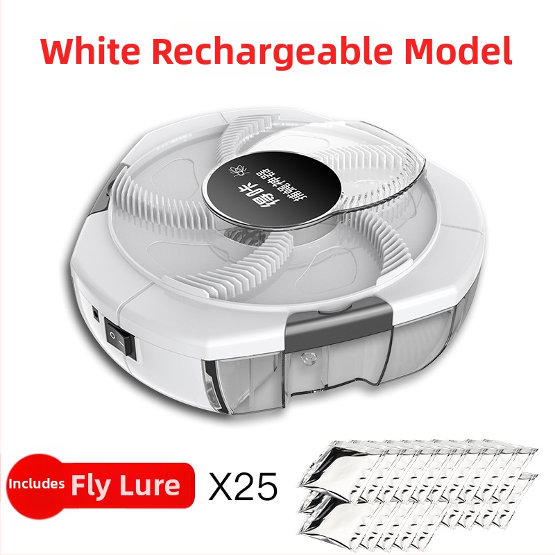 Машина за улов и убийство на мухи – LED светлина; обхват 10 м²; ръчен електрически удар; без вградена батерия; нетоксично