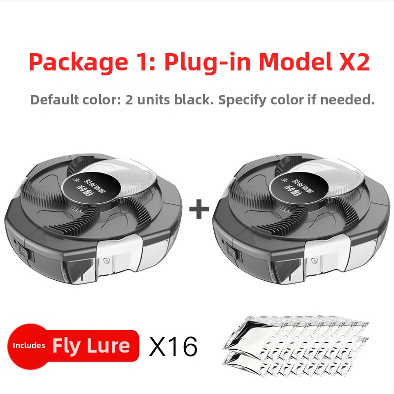 Машина за улов и убийство на мухи – LED светлина; обхват 10 м²; ръчен електрически удар; без вградена батерия; нетоксично