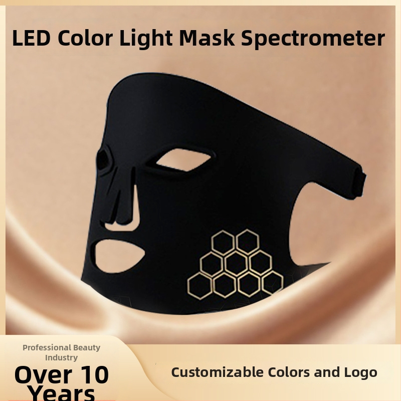 Fotonilise ilu näomask – laetav, 3 režiimi, kodu kasutamiseks; kortsude vähendamine, akne hajutamine, naha kirkus