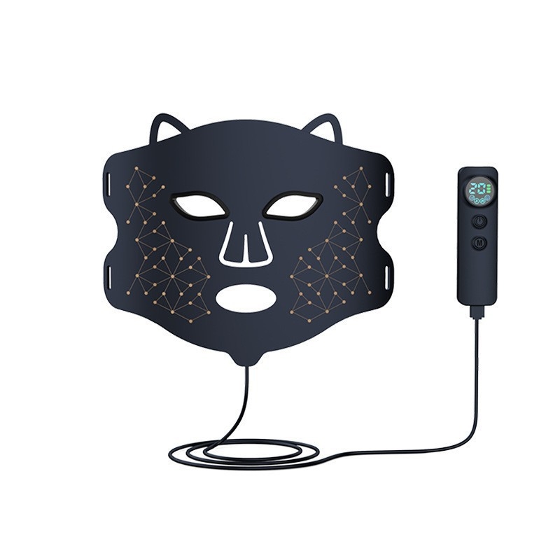 Mască facială de frumusețe cu terapie fotonică – reîncărcabilă, 3 trepte, utilizare acasă; reducerea ridurilor, estomparea acneei, luminozitatea pielii