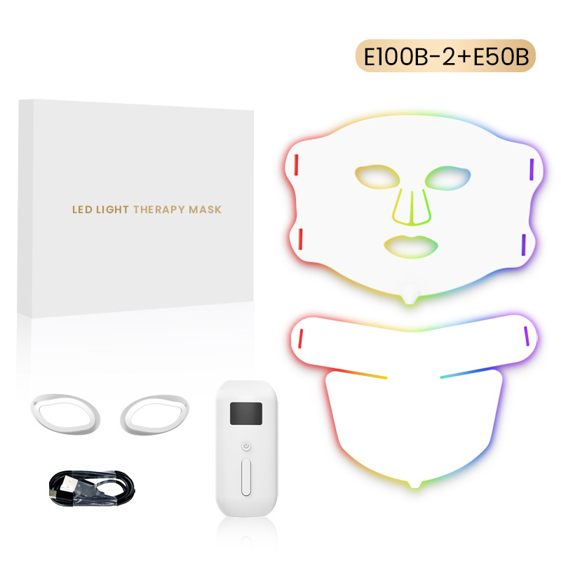 Dispozitiv mască facială cu albire și rejuvenare a pielii, IPX8 rezistent la apă, portabil, fără baterie încorporată, FDA/CE/FCC/ROHS certificări