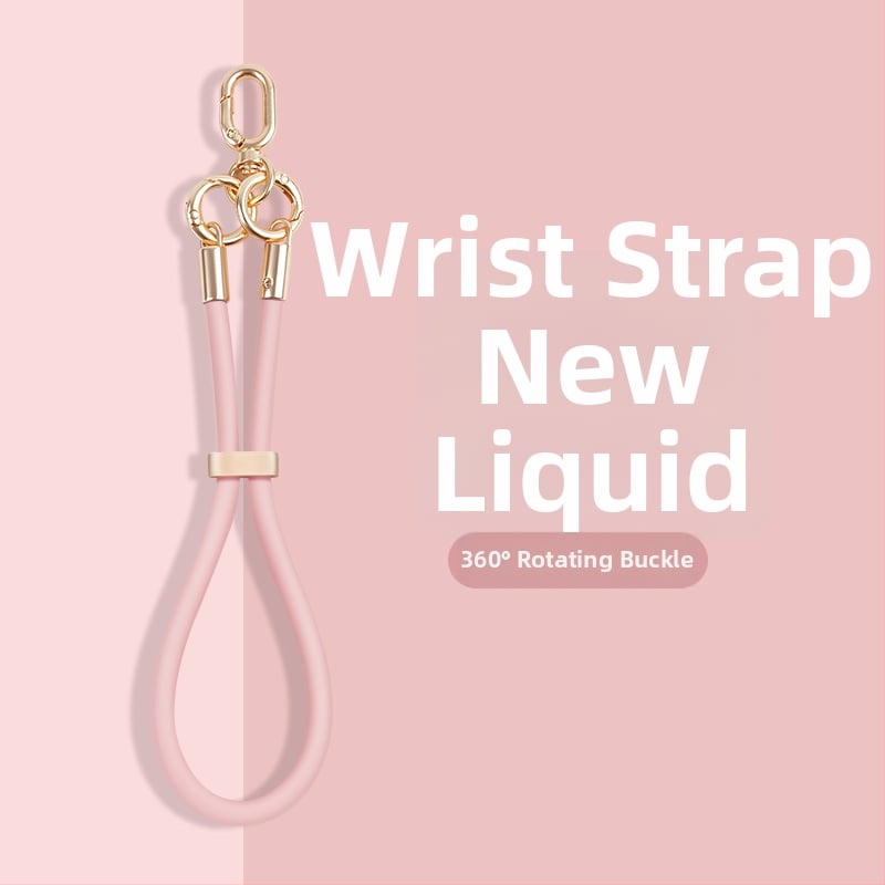 Skysto silikono telefono pakabukas su reguliuojamu užsegimu — anti-pardavimo funkcija, kūrybingas geometrinis dizainas, prekė Yikaden