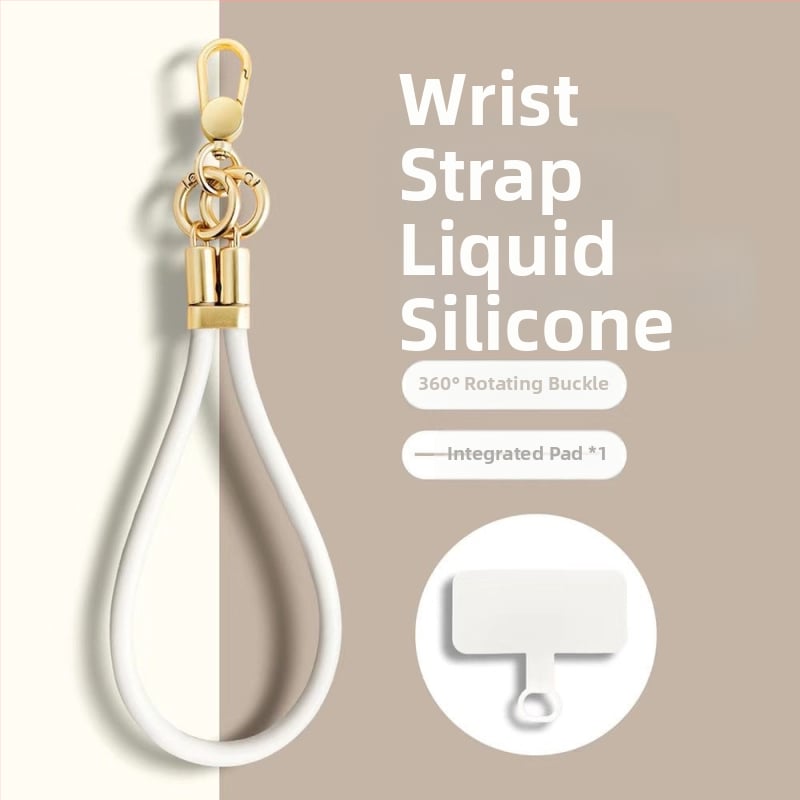 Skysto silikono telefono pakabukas su reguliuojamu užsegimu — anti-pardavimo funkcija, kūrybingas geometrinis dizainas, prekė Yikaden