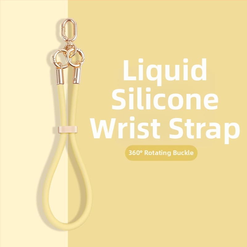 Skysto silikono telefono pakabukas su reguliuojamu užsegimu — anti-pardavimo funkcija, kūrybingas geometrinis dizainas, prekė Yikaden