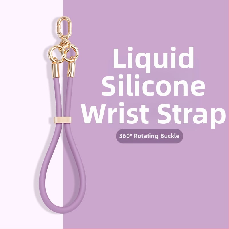 Skysto silikono telefono pakabukas su reguliuojamu užsegimu — anti-pardavimo funkcija, kūrybingas geometrinis dizainas, prekė Yikaden