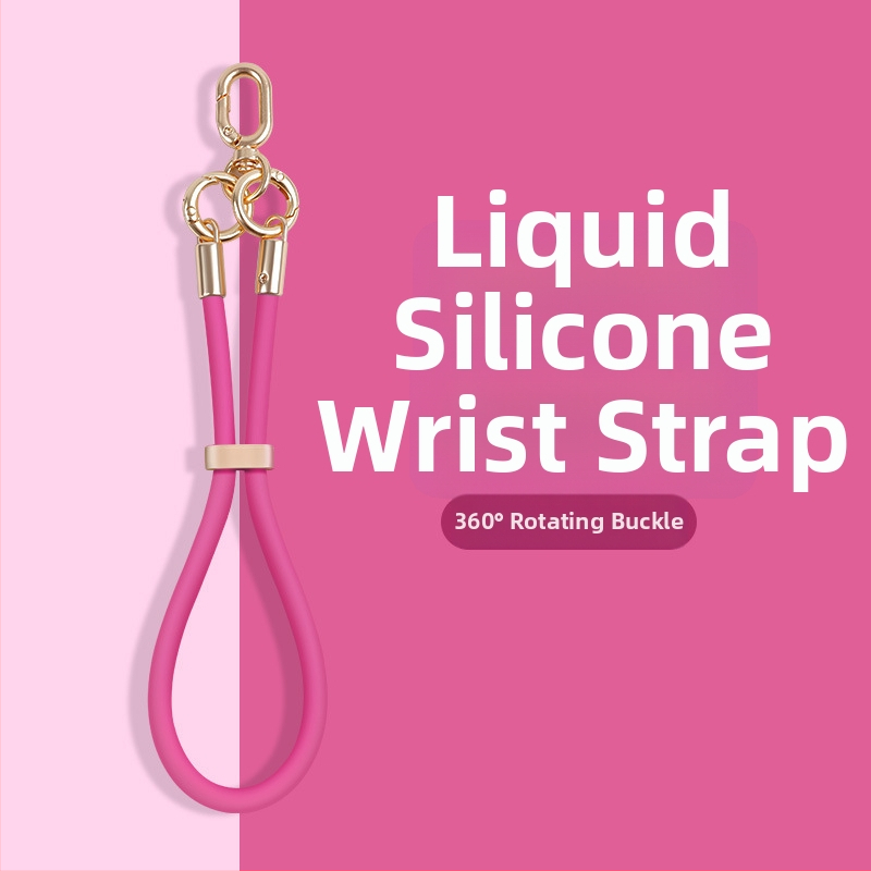 Skysto silikono telefono pakabukas su reguliuojamu užsegimu — anti-pardavimo funkcija, kūrybingas geometrinis dizainas, prekė Yikaden