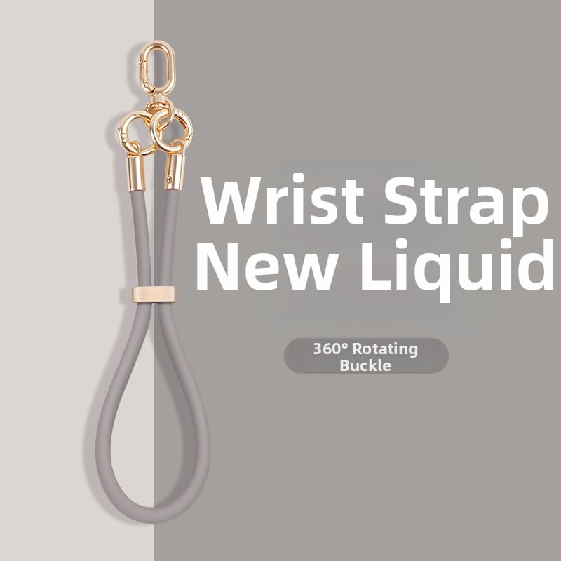 Skysto silikono telefono pakabukas su reguliuojamu užsegimu — anti-pardavimo funkcija, kūrybingas geometrinis dizainas, prekė Yikaden