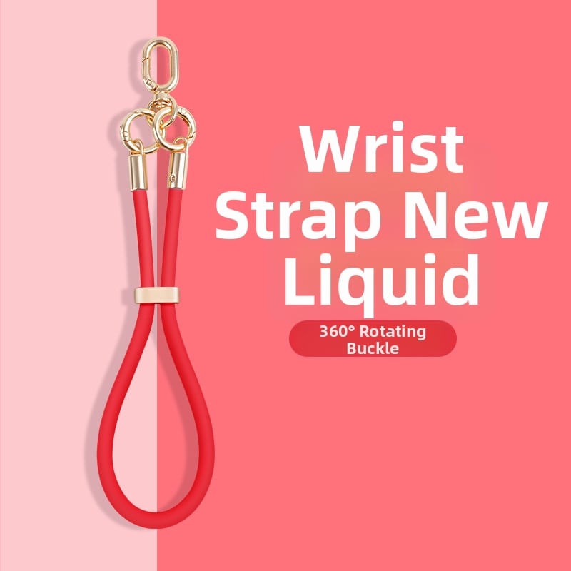 Skysto silikono telefono pakabukas su reguliuojamu užsegimu — anti-pardavimo funkcija, kūrybingas geometrinis dizainas, prekė Yikaden