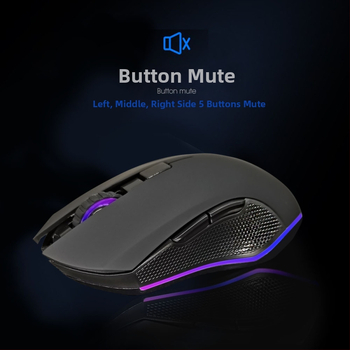 M6 ασύρματο ποντίκι Bluetooth 5.2 με διπλό τρόπο σύνδεσης 2.4G/Bluetooth, φόρτιση USB-C, 2400dpi, 6 κουμπιά, εργονομικός σχεδιασμός