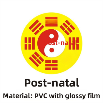 Autocolant autoadeziv pentru telefon cu motiv Tai Chi opt diagrame, artă taoistă Feng Shui; hârtie acoperită; personalizare disponibilă