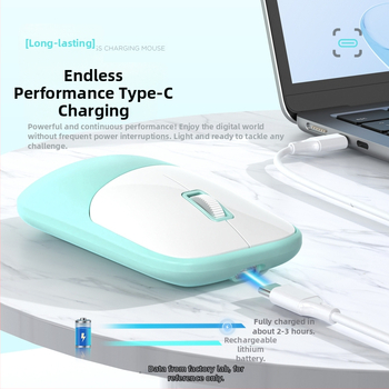 Ασύρματο ποντίκι για υπολογιστή με 2.4G+Bluetooth συνδεσιμότητα, 1600 DPI, USB διεπαφή, εργονομικός σχεδιασμός, εμβέλεια 10 μ