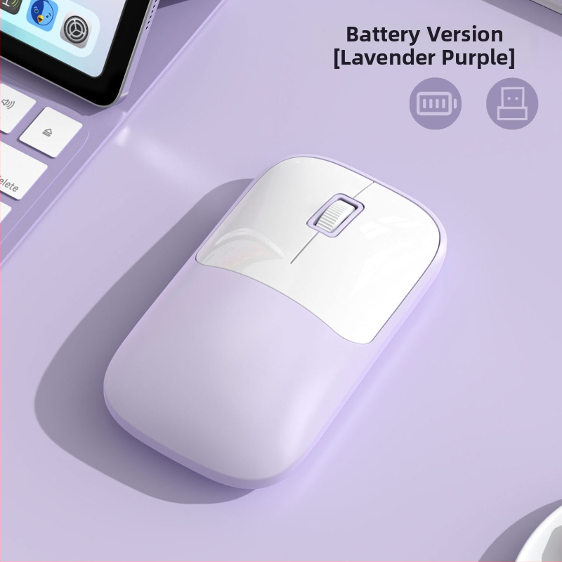 Ασύρματο ποντίκι για υπολογιστή με 2.4G+Bluetooth συνδεσιμότητα, 1600 DPI, USB διεπαφή, εργονομικός σχεδιασμός, εμβέλεια 10 μ