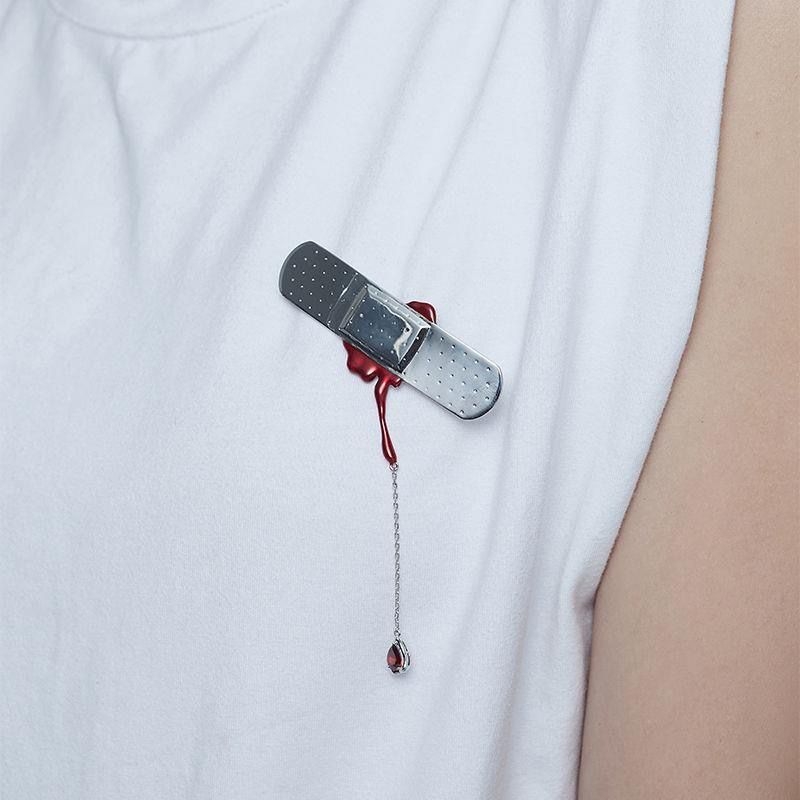 Brooch — αρχικός σχεδιασμός, ηλεκτροπλατίωση, υλικό: άλλο, γλυκό-δροσερό στυλ, διακοσμητικός χαρακτήρας