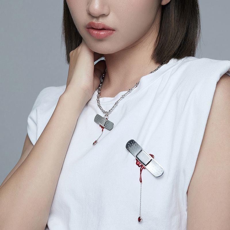 Brooch — αρχικός σχεδιασμός, ηλεκτροπλατίωση, υλικό: άλλο, γλυκό-δροσερό στυλ, διακοσμητικός χαρακτήρας