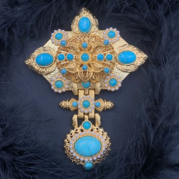 Καρφίτσα από 18k πραγματικό χρυσό, διάτρητο σχέδιο μελισσας, μεσαιωνικό στυλ λογοτεχνικό ρετρό, πολυλειτουργικό αξεσουάρ, Χειμώνας 2024