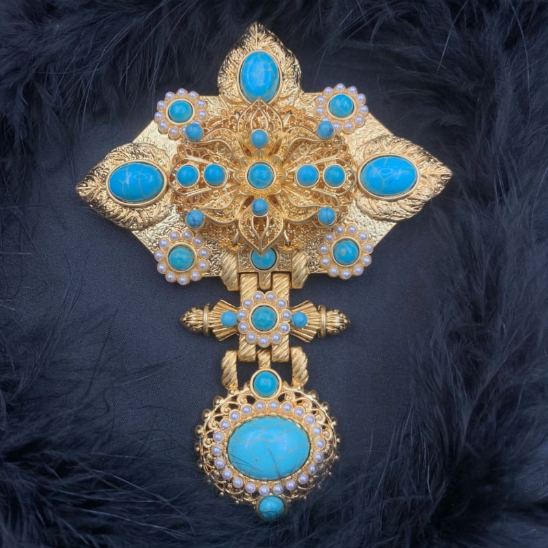 Καρφίτσα από 18k πραγματικό χρυσό, διάτρητο σχέδιο μελισσας, μεσαιωνικό στυλ λογοτεχνικό ρετρό, πολυλειτουργικό αξεσουάρ, Χειμώνας 2024