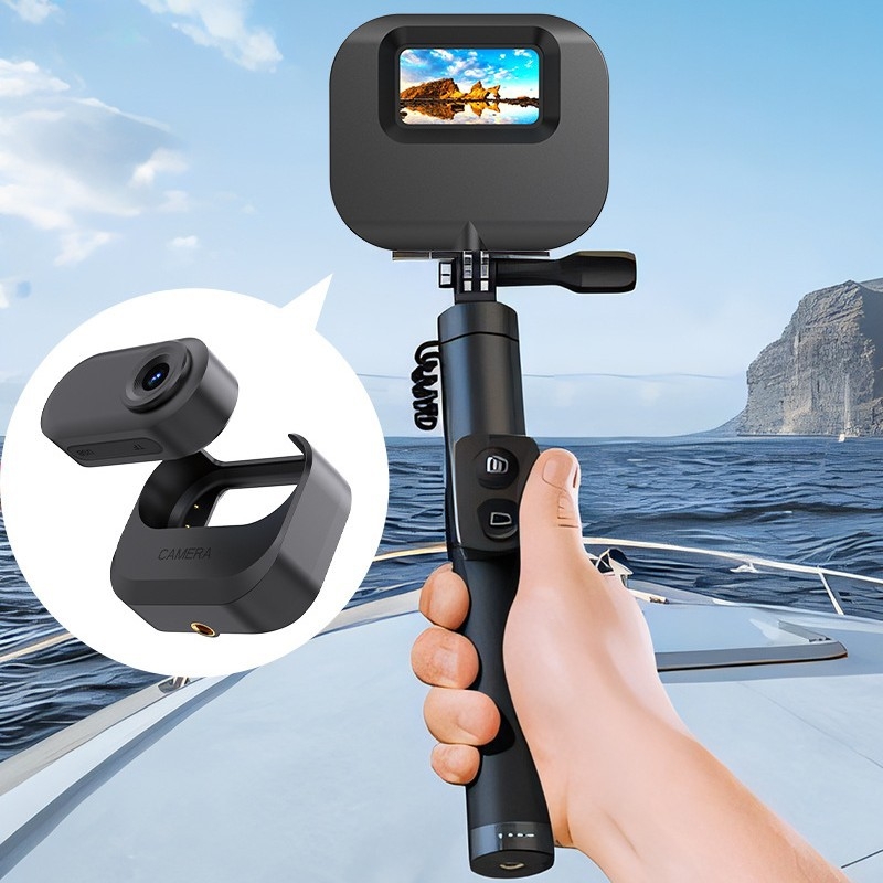 Kompakt akciókamera szabadtéri sportokra, 1080P HD videó, 1,47 hüvelykes LCD-kijelző, TF-kártya tárhely, DM-10 modell, 2–3 órás üzemidő