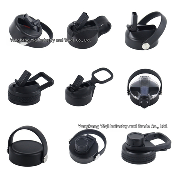 Caurspīdīga pudele ar pūšļotā aizsardzības vāciņu, izvirzīts rokturis ar skrūvi, vāciņš tiešai dzeršanai un silikona uzgaļa — Materiāls: Plastmasa; Logotipa druka: Iespējama; Personalizācija: Jā; Kvalitāte: Premium; Stils: Mūsdienīgs minimālisms