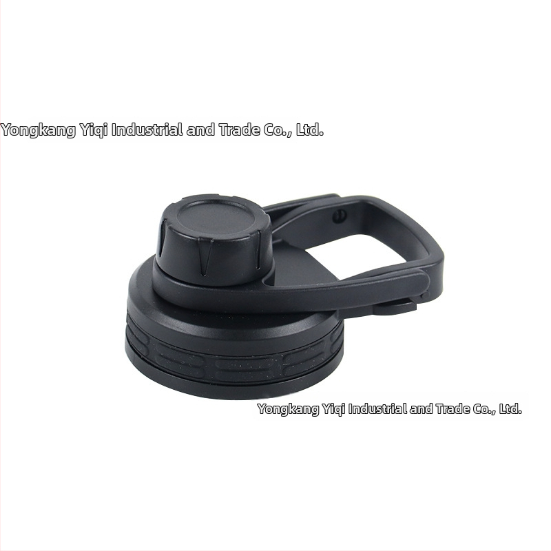 Caurspīdīga pudele ar pūšļotā aizsardzības vāciņu, izvirzīts rokturis ar skrūvi, vāciņš tiešai dzeršanai un silikona uzgaļa — Materiāls: Plastmasa; Logotipa druka: Iespējama; Personalizācija: Jā; Kvalitāte: Premium; Stils: Mūsdienīgs minimālisms