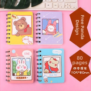 Panda σπειροτετράδιο, μοντέλο A7, 120 σελίδες, χαρτί 44 g, μάρκα Ieno, σειρά Panda