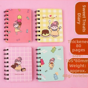 Panda σπειροτετράδιο, μοντέλο A7, 120 σελίδες, χαρτί 44 g, μάρκα Ieno, σειρά Panda