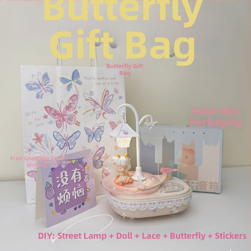 Pianisto Bluetooth garsiakalbis su įmontuota ambientinės šviesos funkcija, 5W, Bluetooth 5.3, baterija 1200-2000 mAh, dažnių diapazonas 30 Hz-15 kHz, veikimo nuotolis 10 m