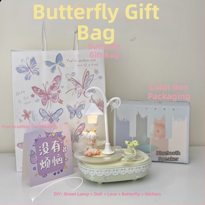 Pianisto Bluetooth garsiakalbis su įmontuota ambientinės šviesos funkcija, 5W, Bluetooth 5.3, baterija 1200-2000 mAh, dažnių diapazonas 30 Hz-15 kHz, veikimo nuotolis 10 m