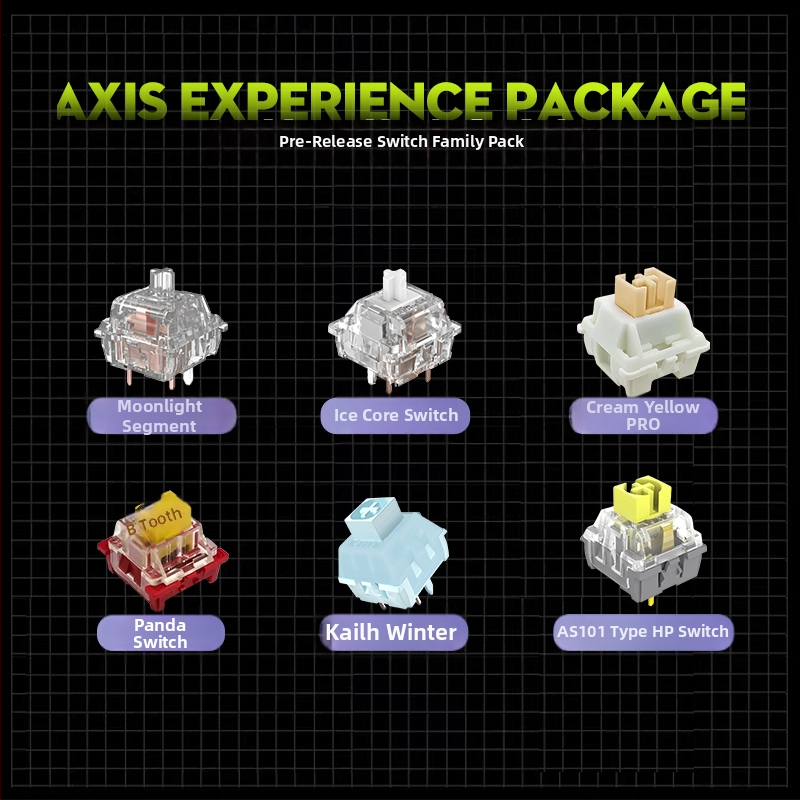 Kailh Kaihua σετ δοκιμών διακοπτών μηχανικού πληκτρολογίου, ενσύρματο, κυκλοφόρησε το 2023
